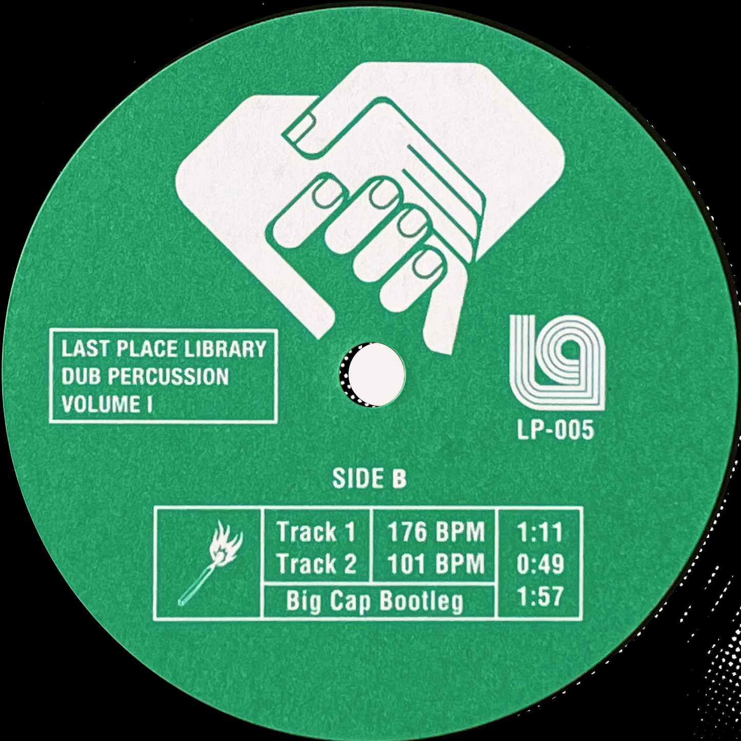 Last Place Library - Dub Percussion - Vol. I - 7" + Poster